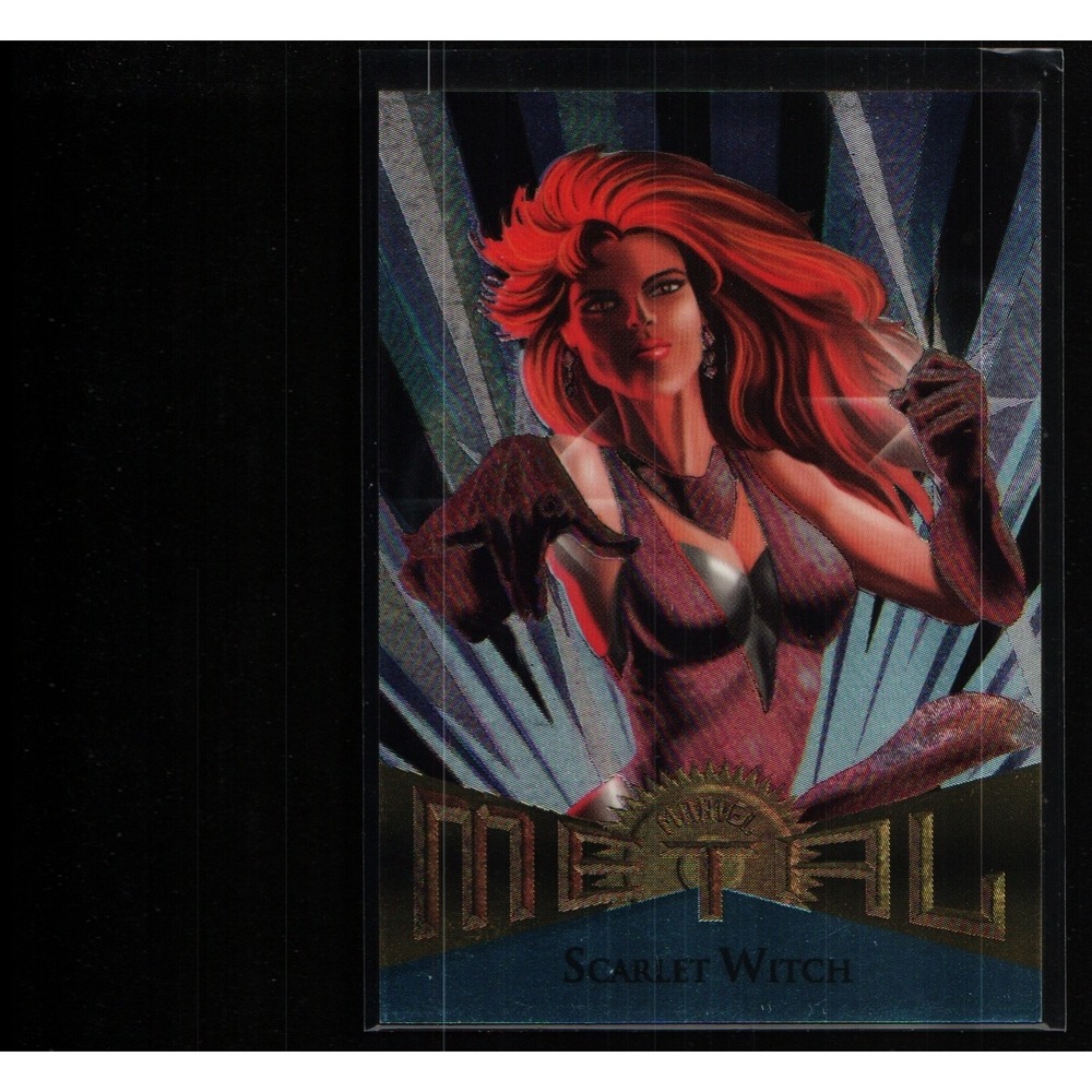1995 FLEER MARVEL METAL #25 SCARLET WITCH